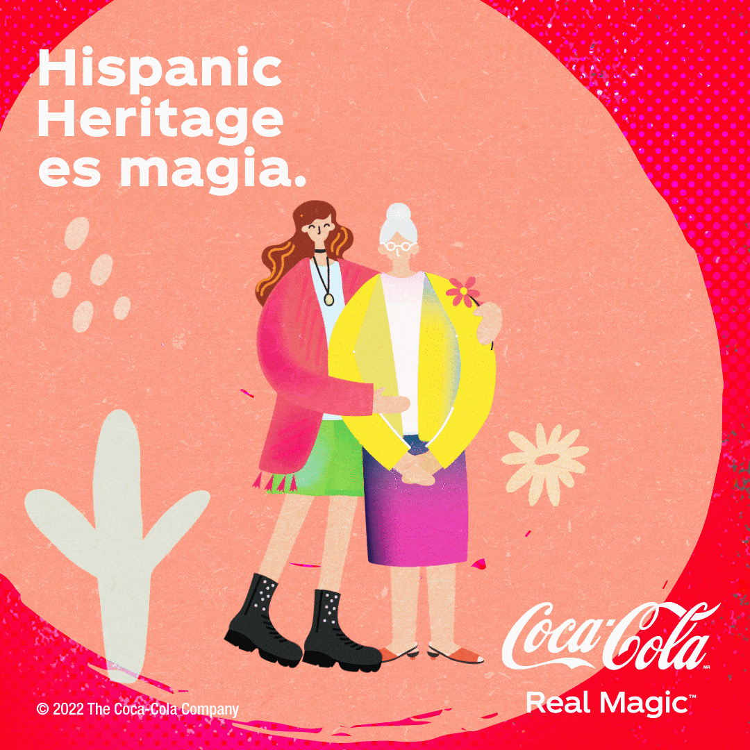 Coca Cola heritage hispanic latino characters motion graphics  animation  Mural coke celebration