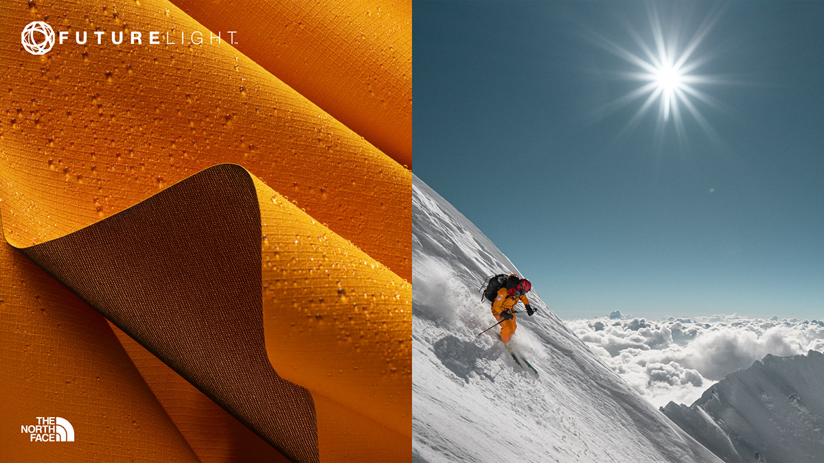 Advertising  colorgrading futurelight retouching  the north face