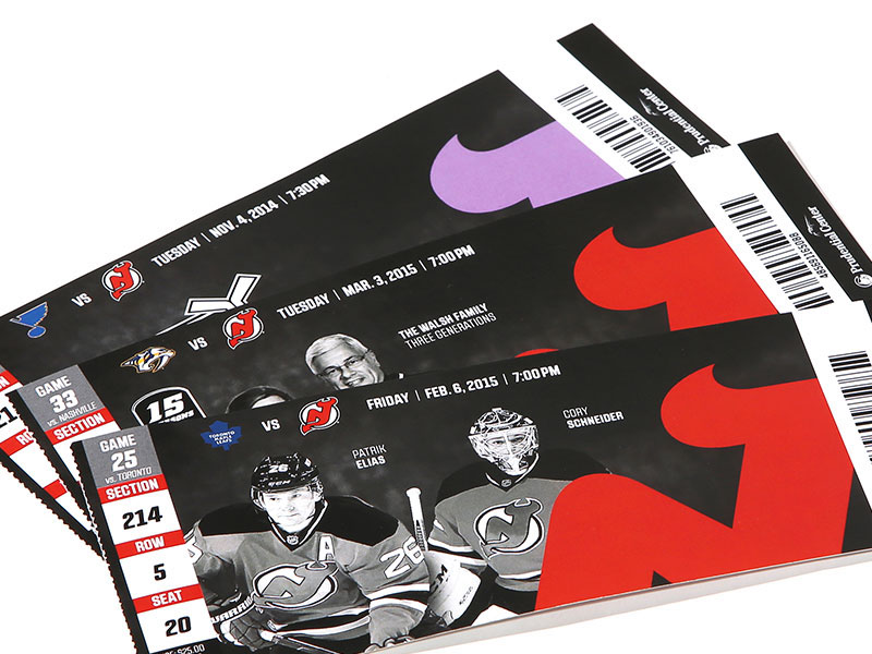 New Jersey Devils Tickets on Behance