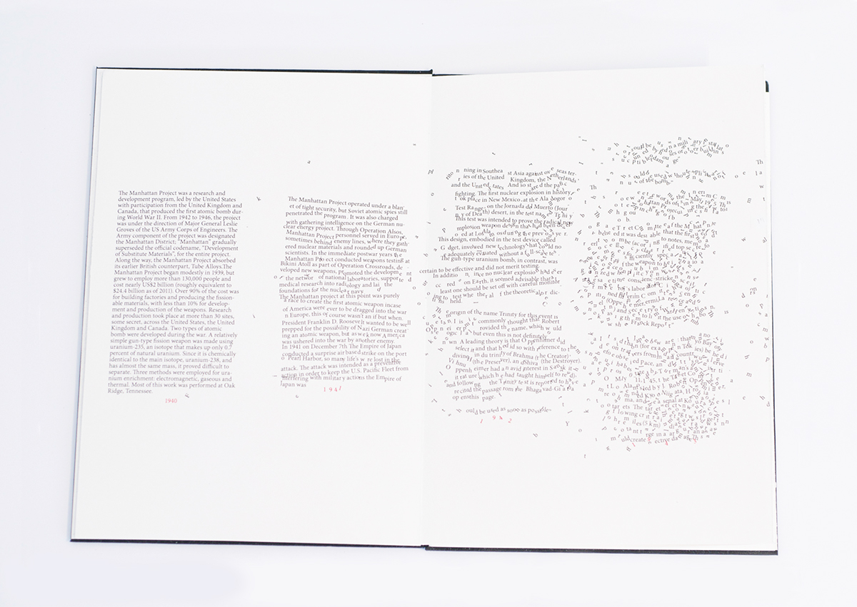 a duality story  typography book design editorial design  istd nagasaki atomic bombing