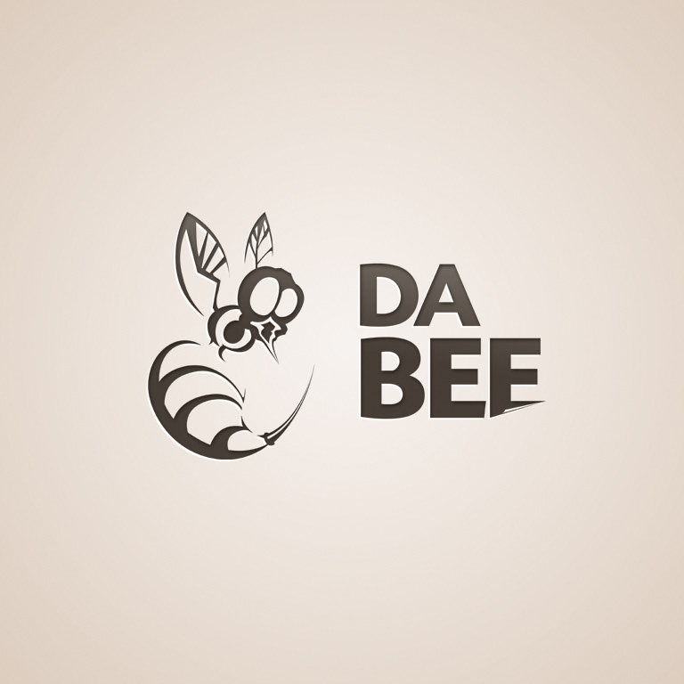 Ludovic Delespierre graphic design DA bee honey bees logo