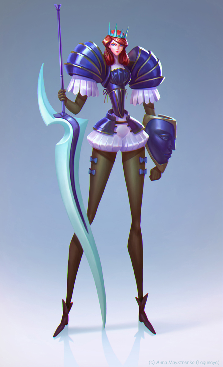 knight Princess girl Character Sword art digitalart 2D
