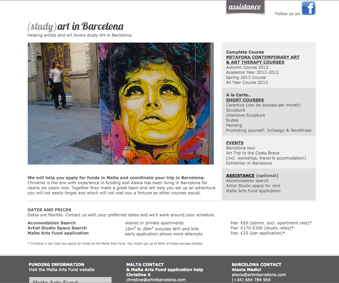 art barcelona malta arts fund contemporary art Website