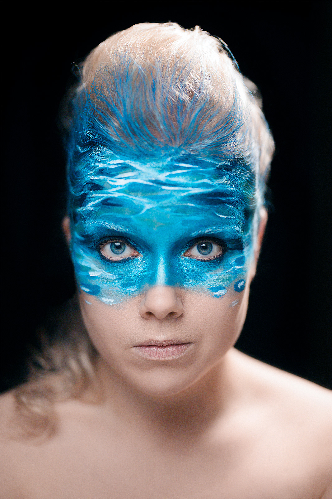 water facepaint minttu music promo studio facepainting