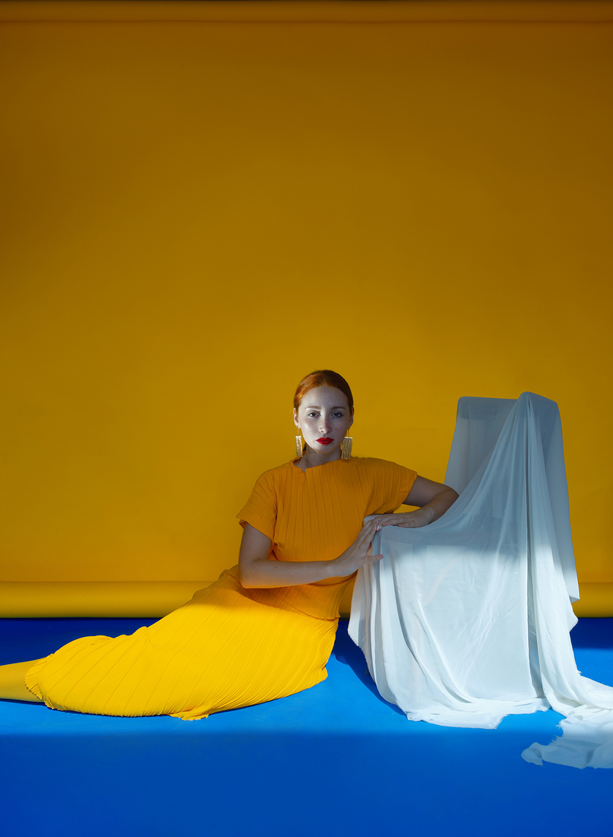 editorial Edvina Meta Fashion  Photography  Ursula Kovaci yellow