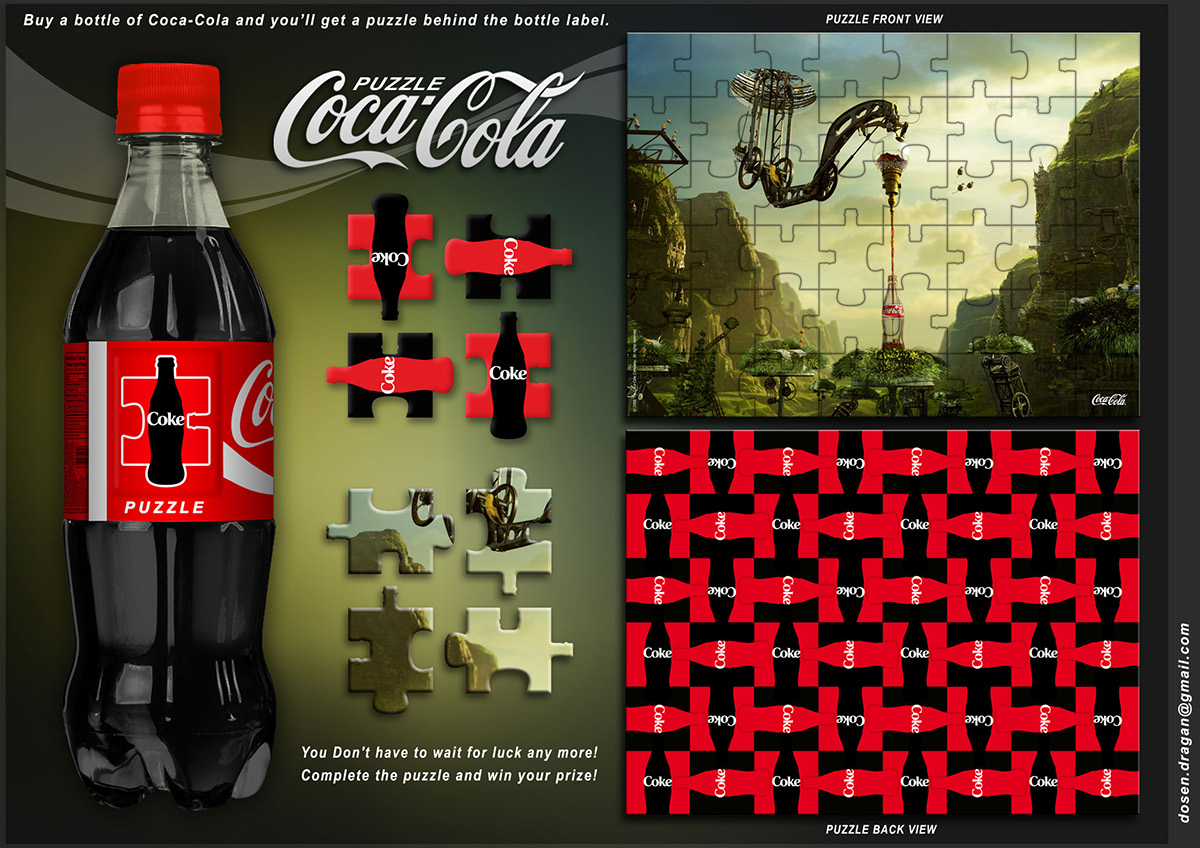 Coca-Cola Dosen Dragan Revolutionary Design Glass Bottle Design
