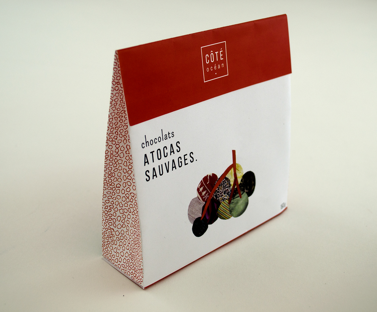 emballage collage Distinctif Terroir Food  minimalist brand package