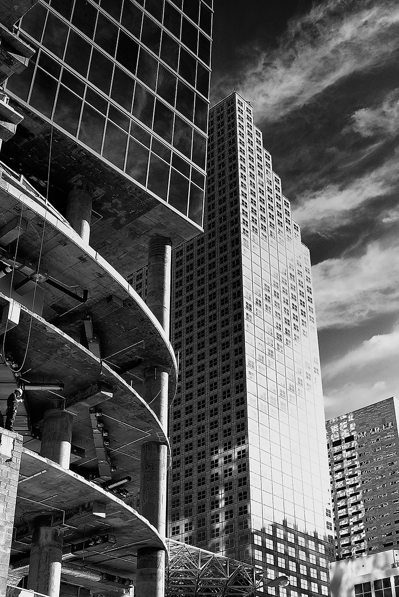 Urban Architecture skyscrapers black & white