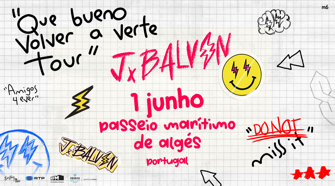 J BALVIN ANUNCIA A “QUE BUENO VOLVER A VERTE” TOUR COM PASSAGEM POR PORTUGAL