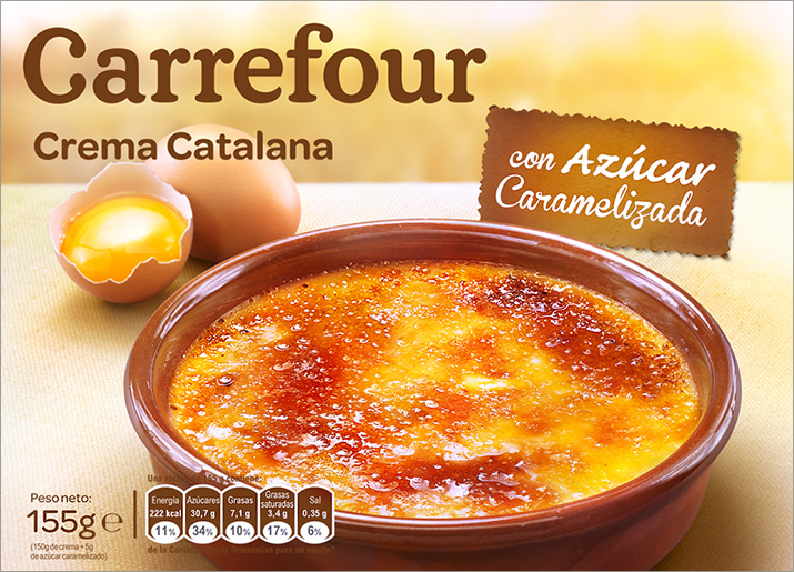 Carrefour dessert cream caramel crema catalana flan tocino tocino de cielo tocinillo Bizcocho miel egg huevo