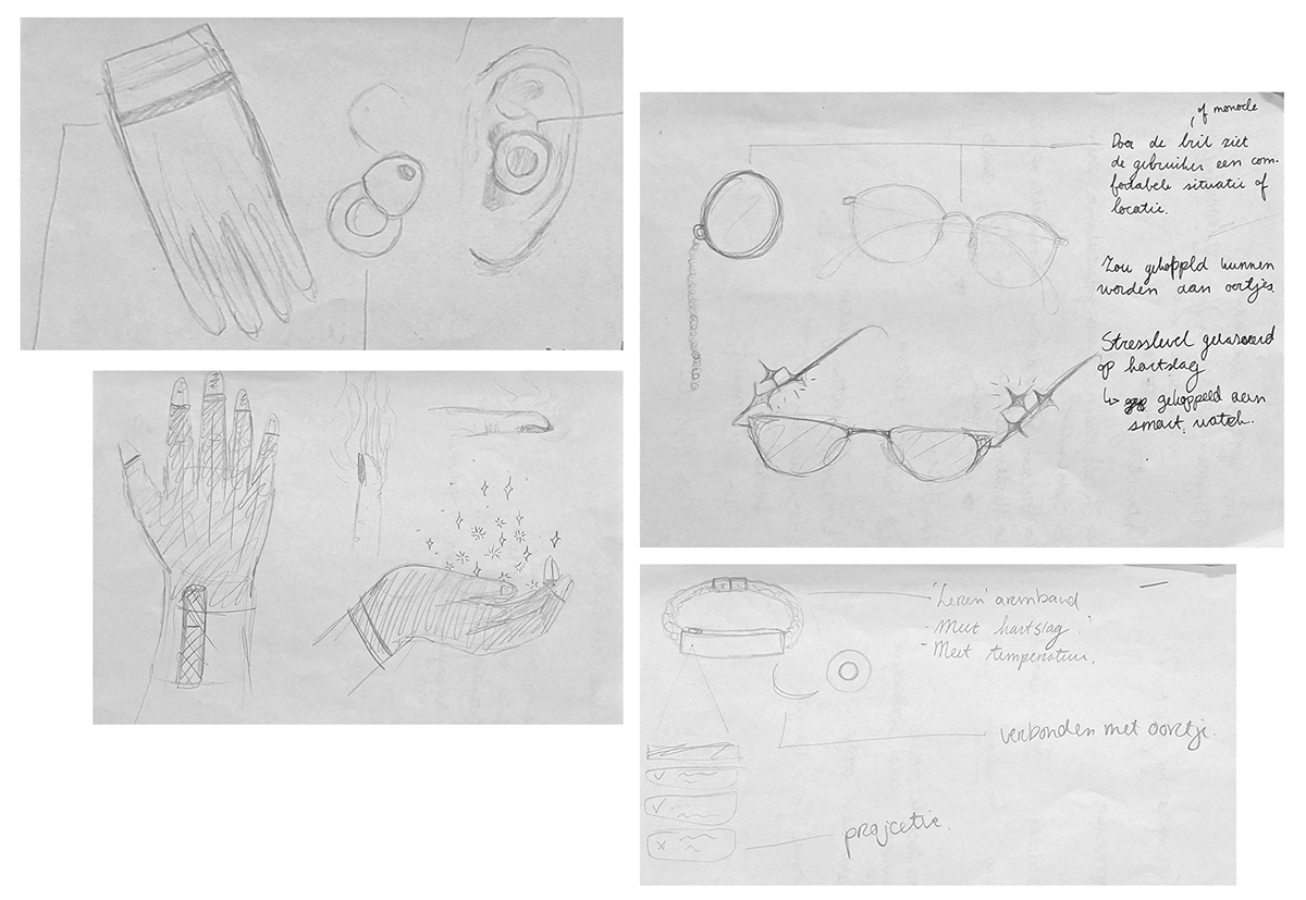 Wearable glasses Interaction design  Prototyping