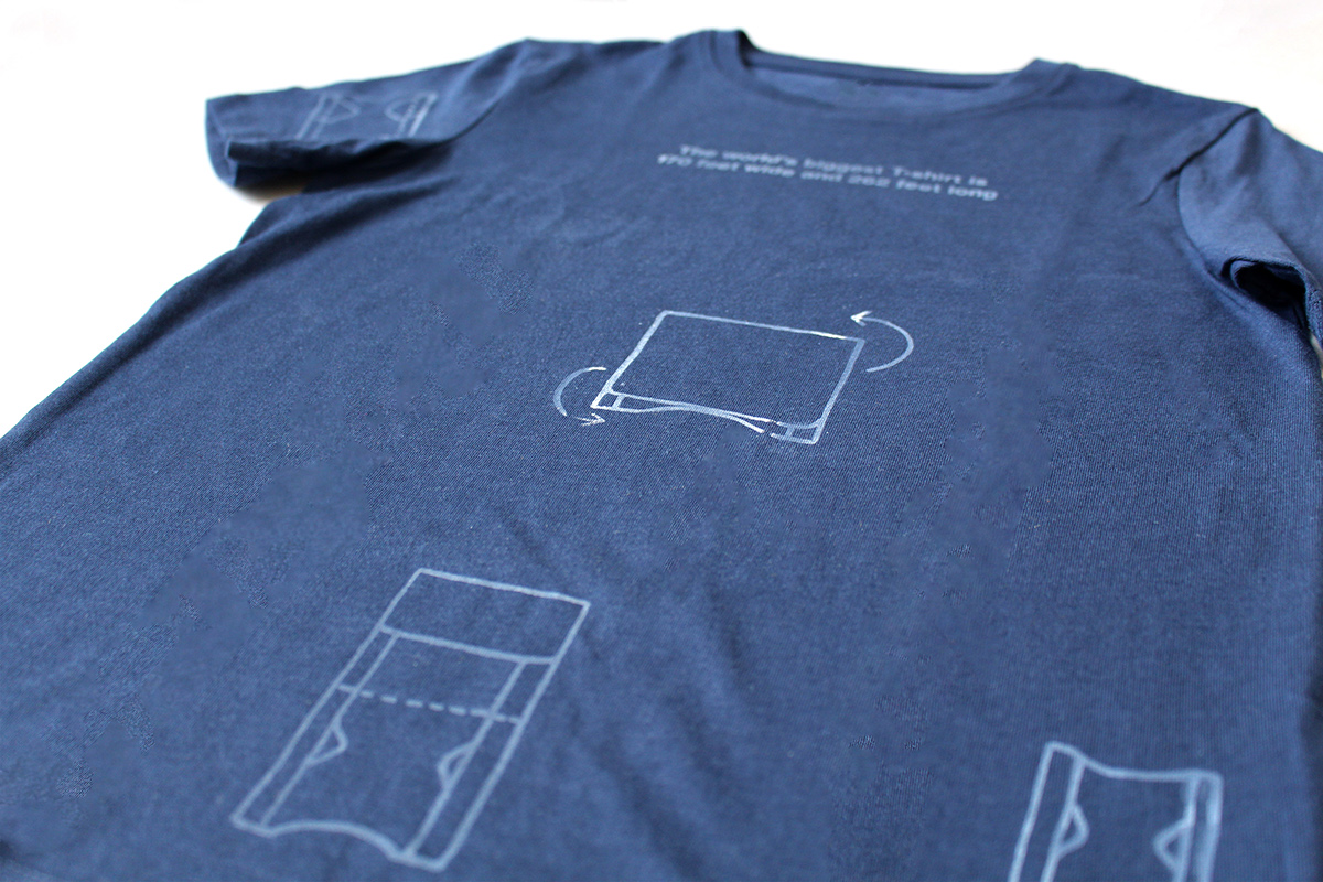 fold t-shirt how to info graphic screen print