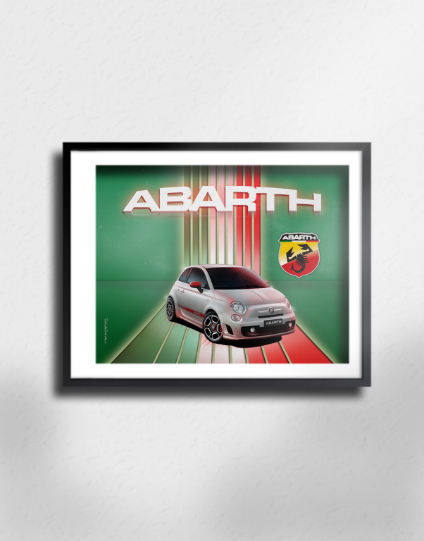 Fiat | Abarth fiat Abarth Cars poster