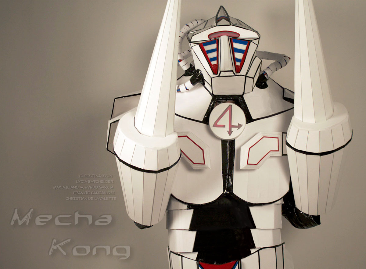 Byun Christina gorilla kong mecha robot SCAD modeling design prototype