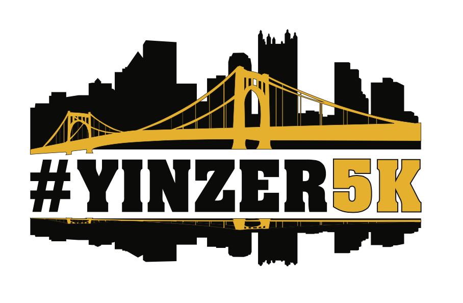 Adobe Portfolio yinzer5k Yinzer tshirt tshirtdesign Blackandgold Pittsburgh lightoflife fundraiser