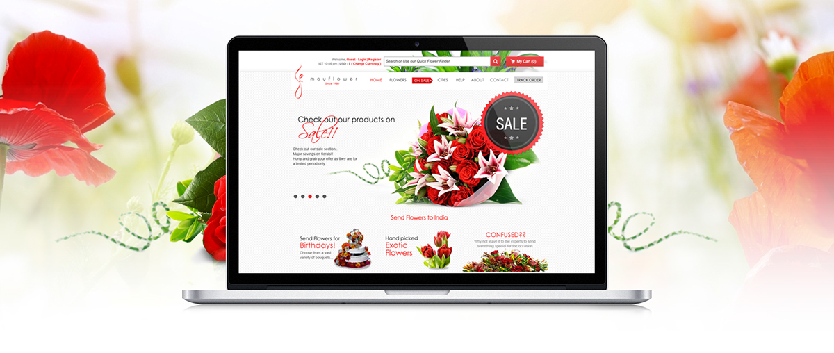 florist website e-commerce florist