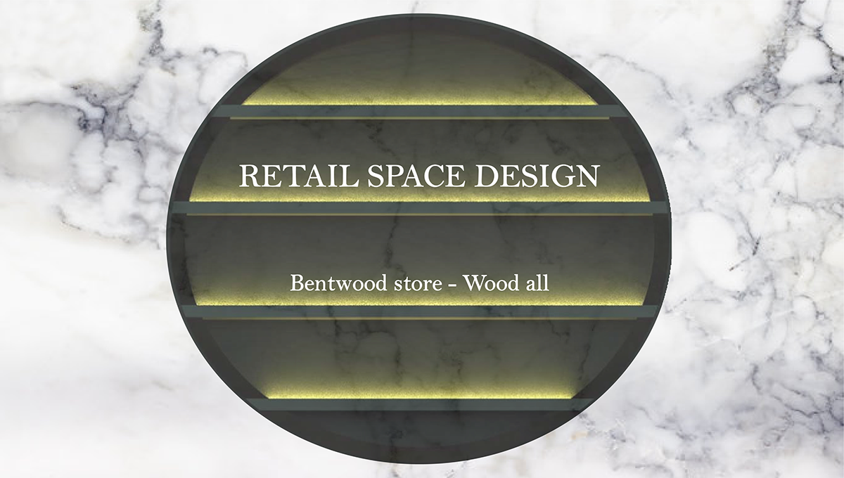 brand identity industrial interior design  modern product design  Render Retail Space Design store design
