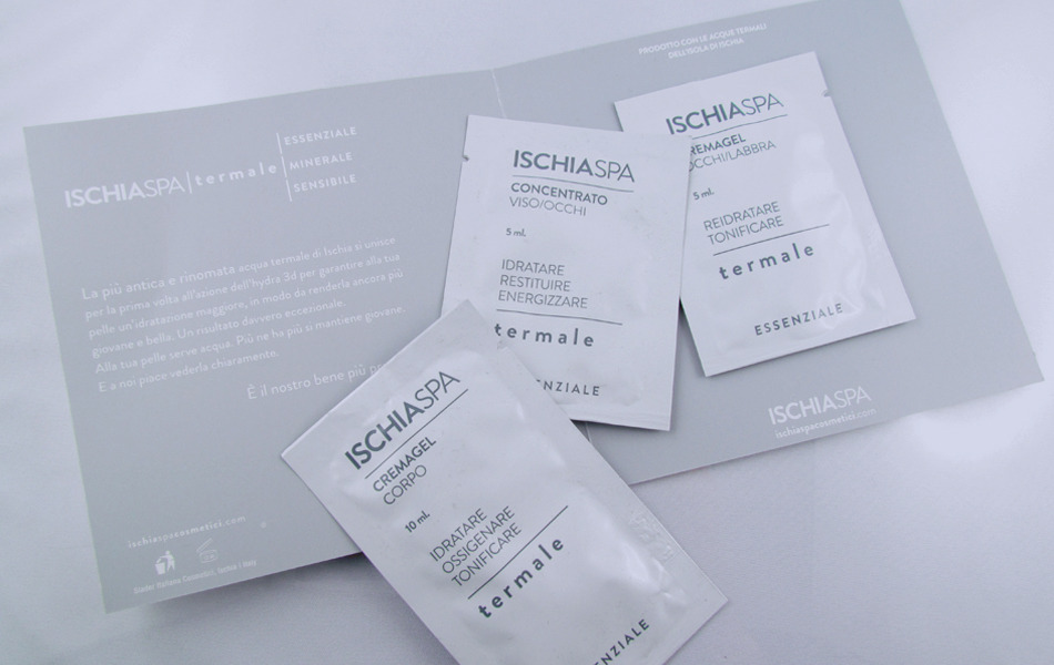 cosmetics ischia product Web pakaging