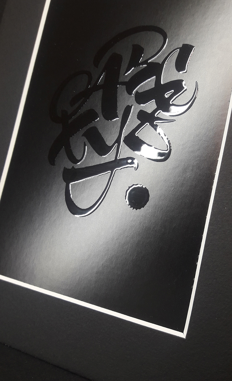 calligrafia black. nero. Calligraphy. print. uv. abc.