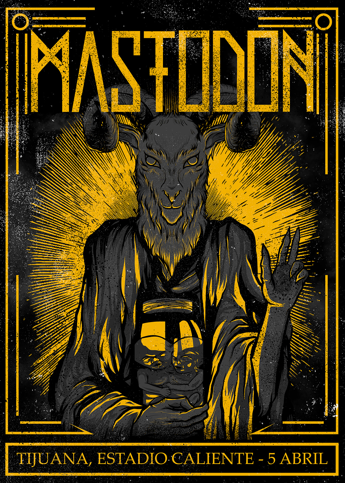 gig gig poster Halloween heavy metal horror ILLUSTRATION  music poster Satan vector