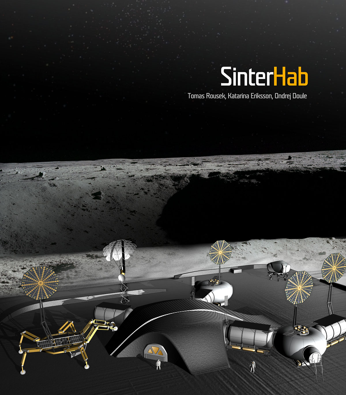 Space   nasa  3d print  robotics lunar  moon