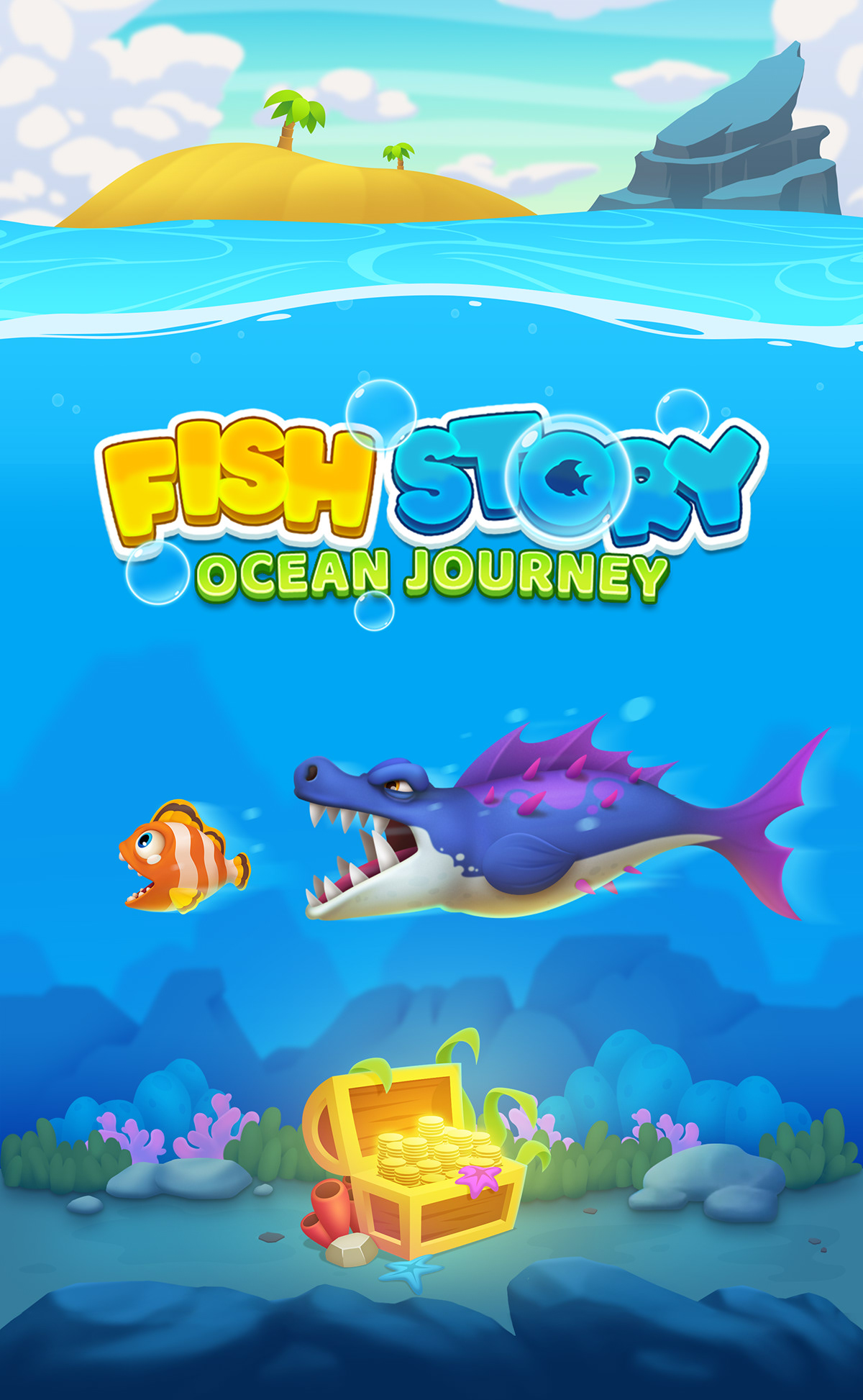 Fish games game 2D game design  game mobile