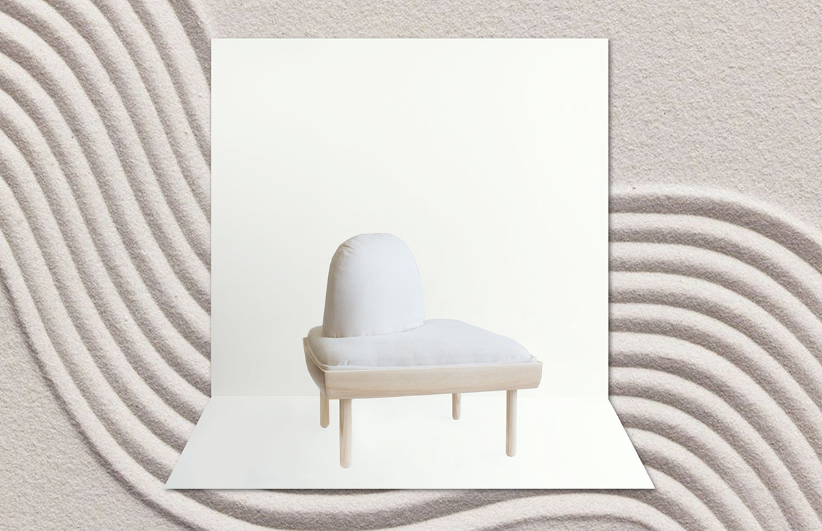 chair zen japanese furniture soft chair upholstery modern minimal craft