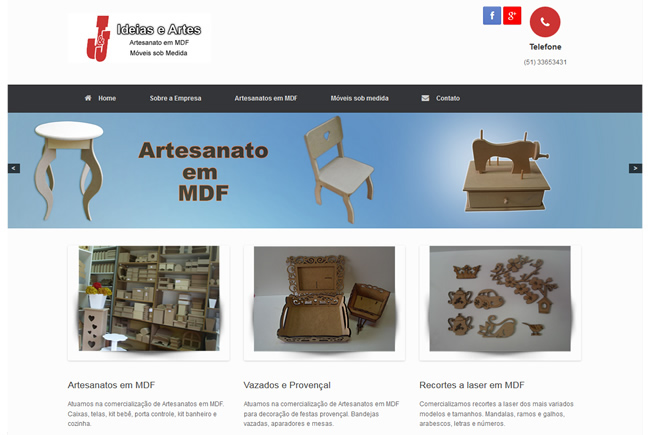 Website web-design marcenaria porto alegre