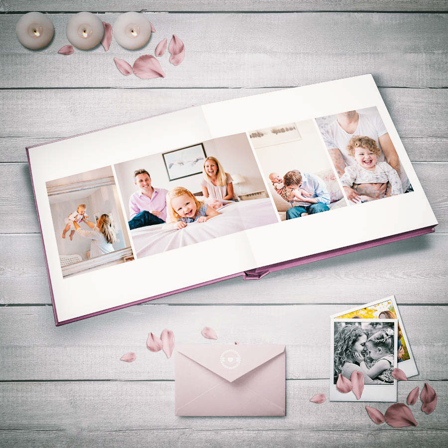 Album baby creative Creative Indesign family InDesign photo book
