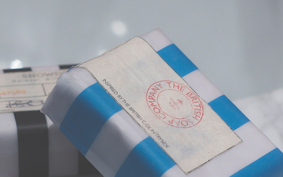 soap box british company stripes lables stamp colours student brief first amazing countryside country inspired