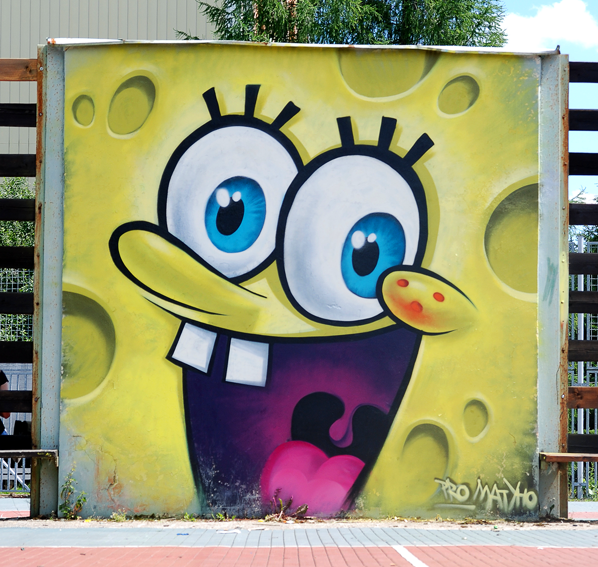streetart Czech spongebob squarepants Birthday