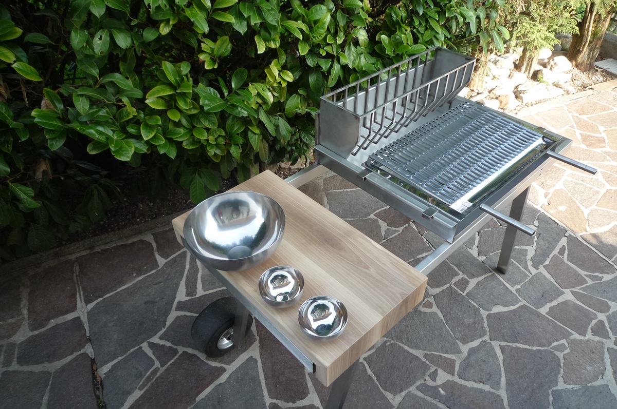 steel wood design barbecue metal BBQ welding Stainless art materials
