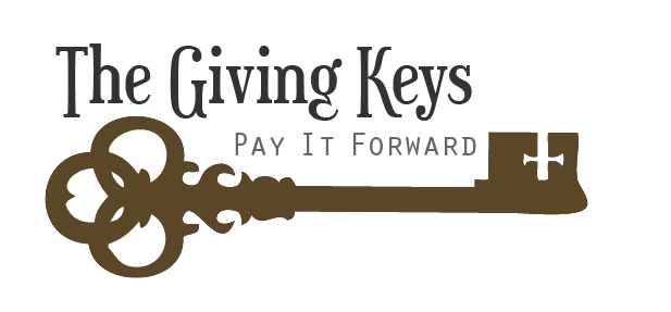 charity Love faith hope keys the giving keys MARIA EUBANKS homeless empowerment Pay It Forward jewelry passion gold usc