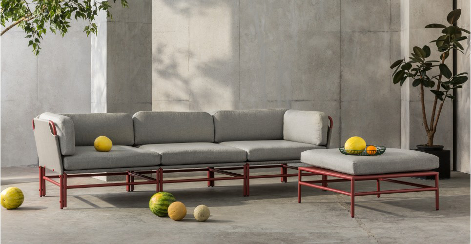 furniture industrial knock down manufacturing modular Outdoor product Retail sofa system