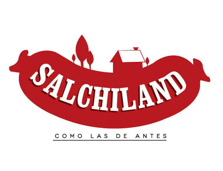 logo brand salchiland juan marentes Logotipo rojo red sausage Food  germany german