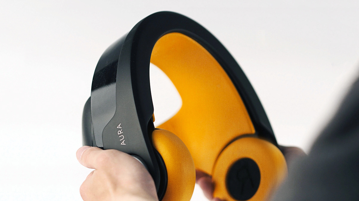 headset headphone Audio vr Wearable earphone Travel music futuristic speaker