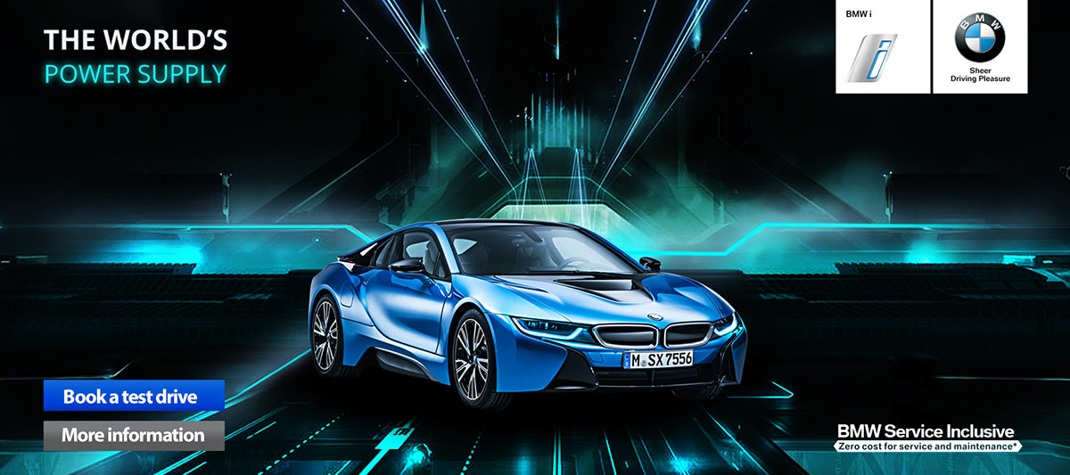 BMW i8 BMW concept drive Digital Advertising digital campaign new media