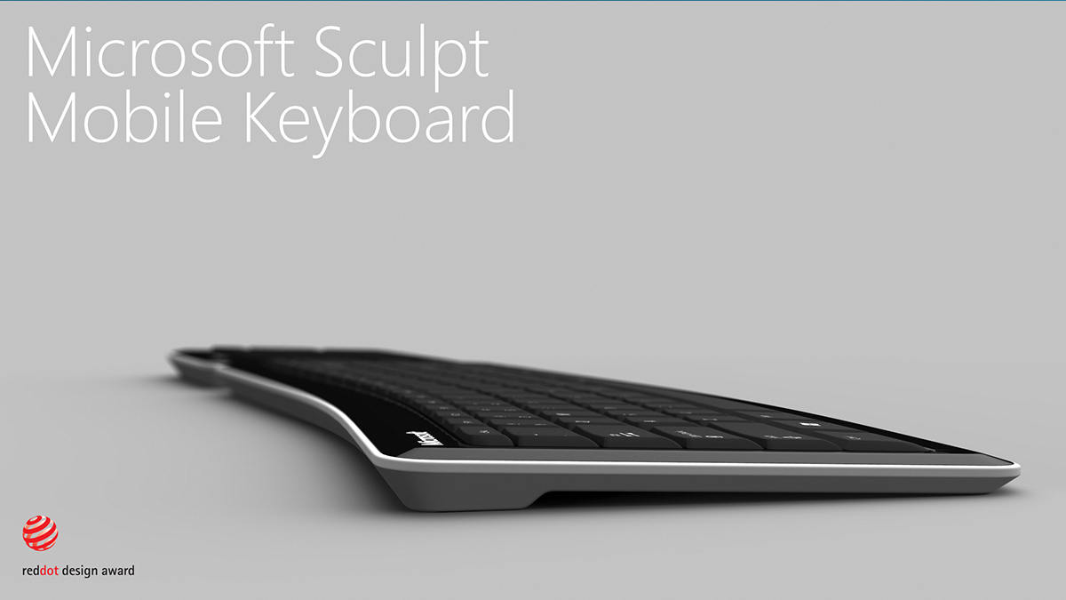 Sculpt mobile keyboard