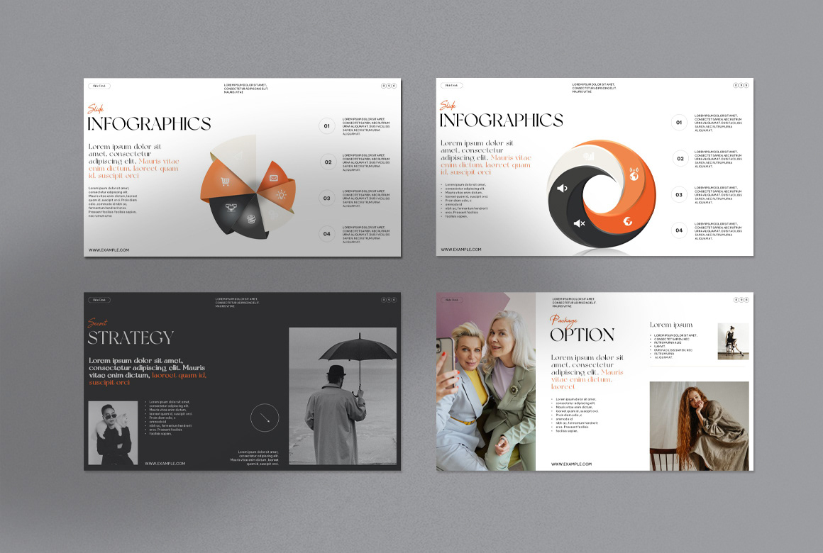 presentation Powerpoint template business marketing   Graphic Designer Photography  Fashion  Style SlideDesk