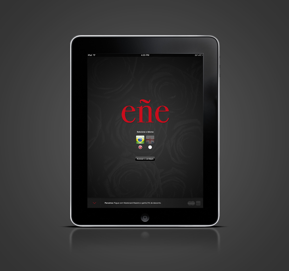 restaurant gastronomy gastronomia eñe iPad Interface vgui GUI