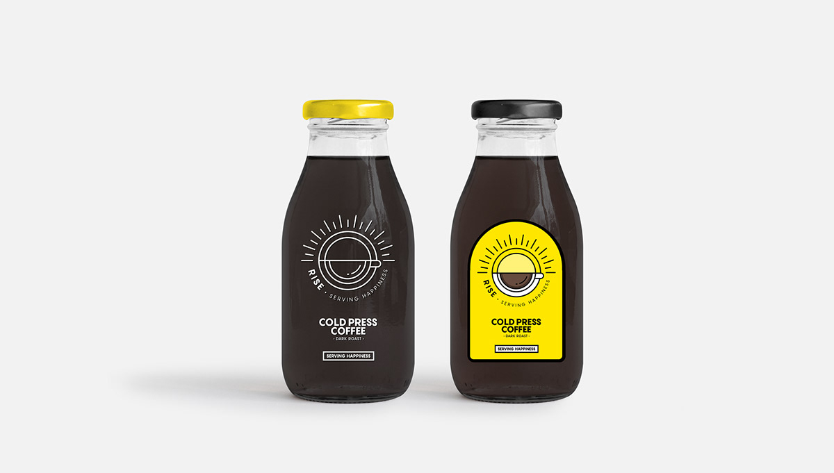 logo Icon restaurant Packaging Coffee branding  Stationery modern identity Dynamic