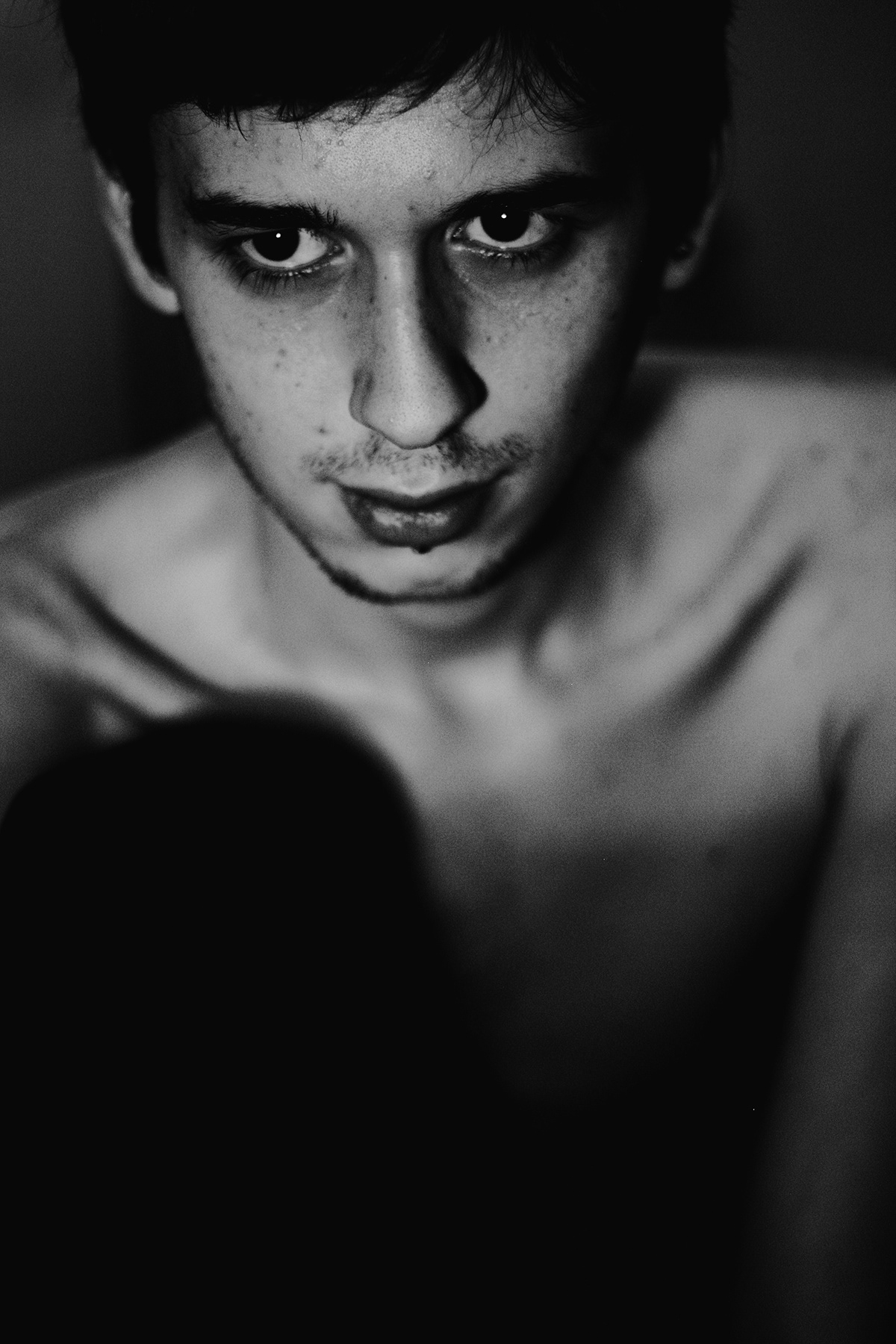 Black&white portrait Project men emotion