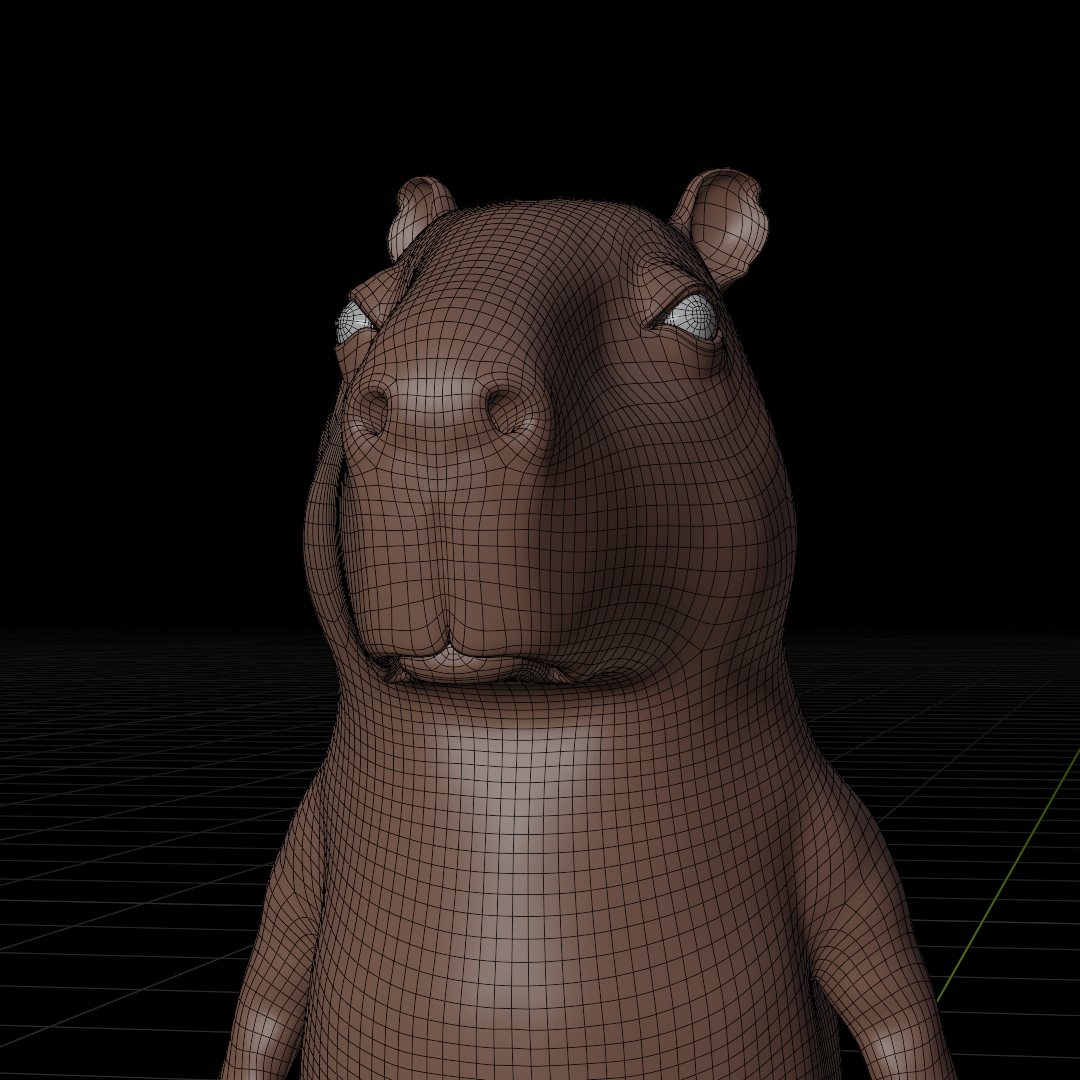 3D Capybara Models