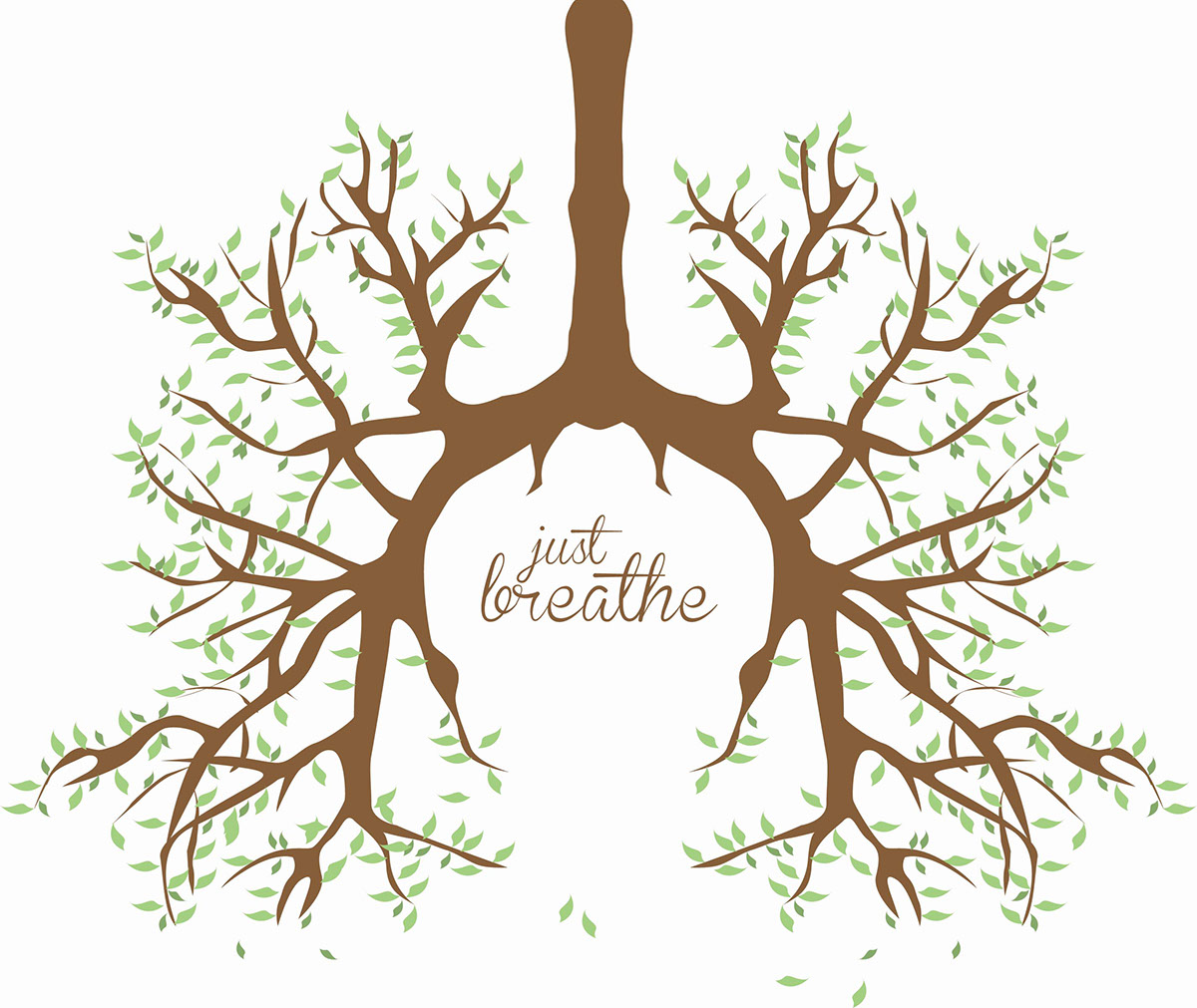 adobe CS4 Illustrator vector vectorart vector art vector design design environmental lungs breathe eco Tree  trees roots