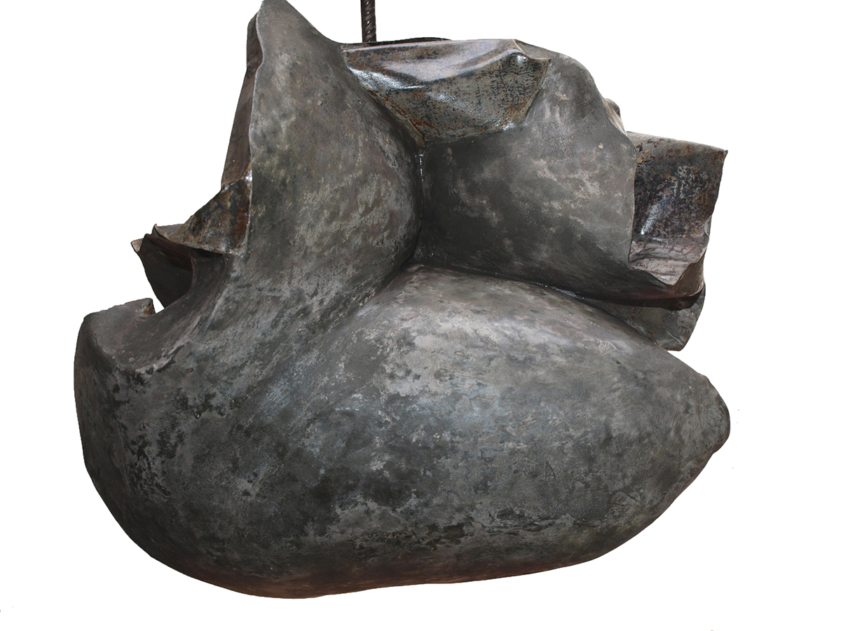 sculpture concrete iron oxyd