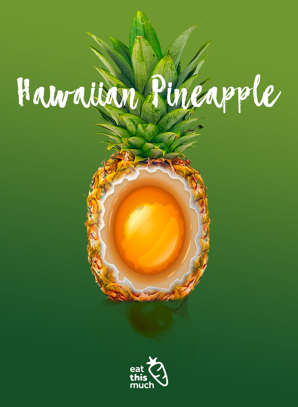 poster branding  creativeidea Pineapple HAWAII foodposter creative