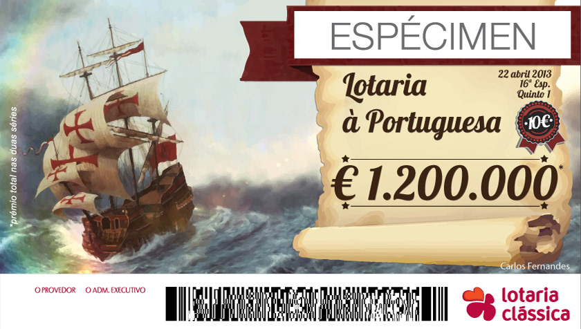 lotaria à Portuguesa Portugal Descubrimentos FocusDesign