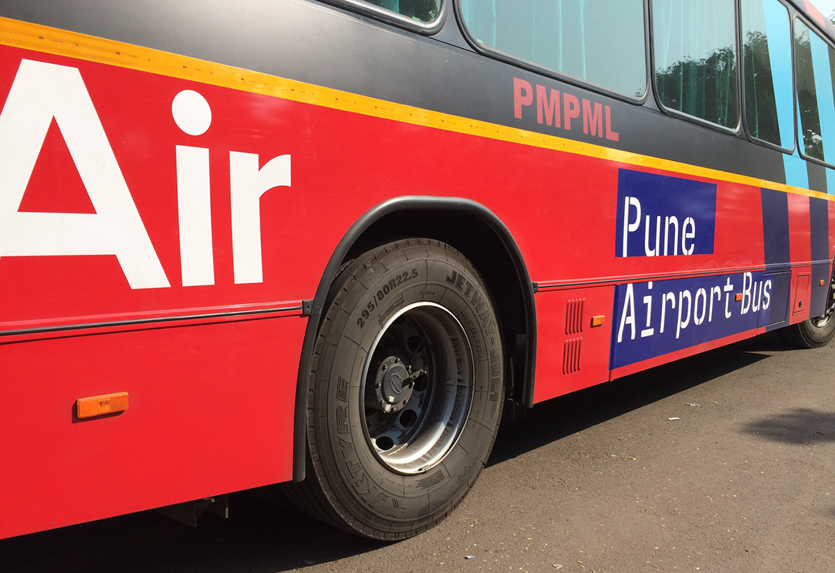 CityAir PUNE airport Pune Airport bus shuttle GeoDirect PMPML enhive debashis nayak designer design brand air