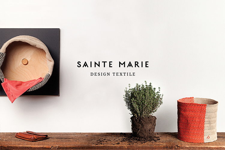 logo signature textile stationary handmade artisan Montreal identity pattern product Logotype