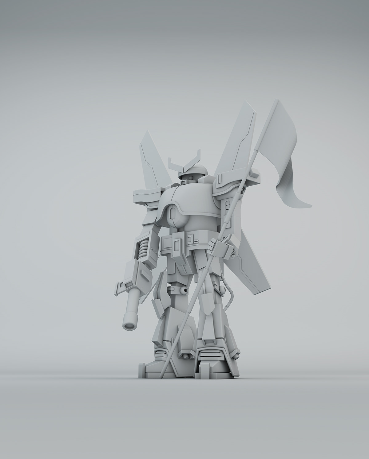 3D 3dmodel robot linkin park reanimation Gundam graphic cinema4d photoshop